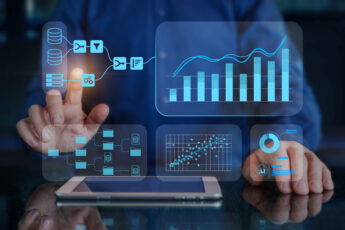 Data analyst creating insight dashboard.