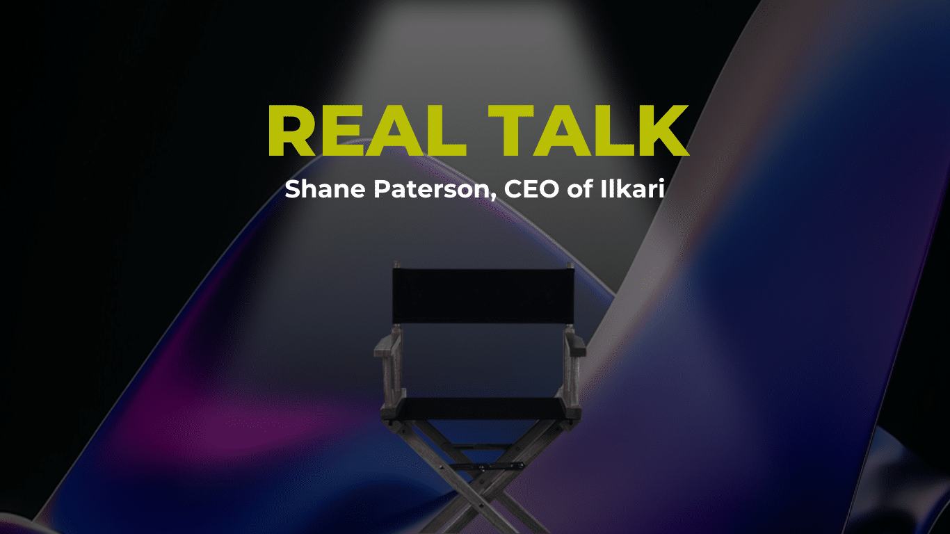 Real Talk interview series cover featuring Shane Paterson